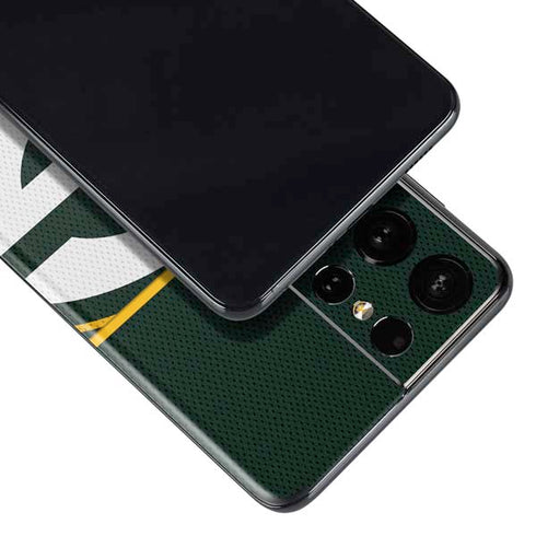 NFL Green Bay Packers Zone Block Galaxy S21 Ultra 5G Skin