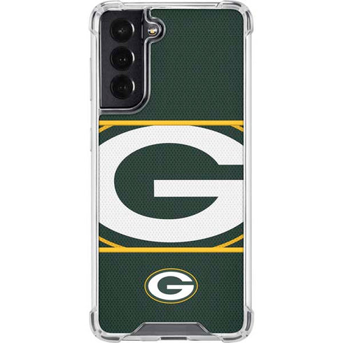 NFL Green Bay Packers Zone Block Galaxy S22 Clear Case
