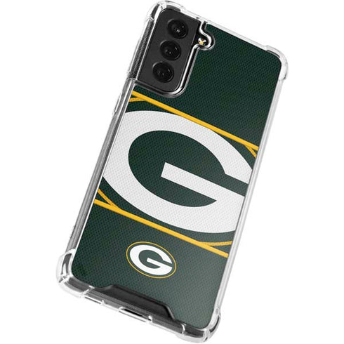 NFL Green Bay Packers Zone Block Galaxy S22 Plus Clear Case