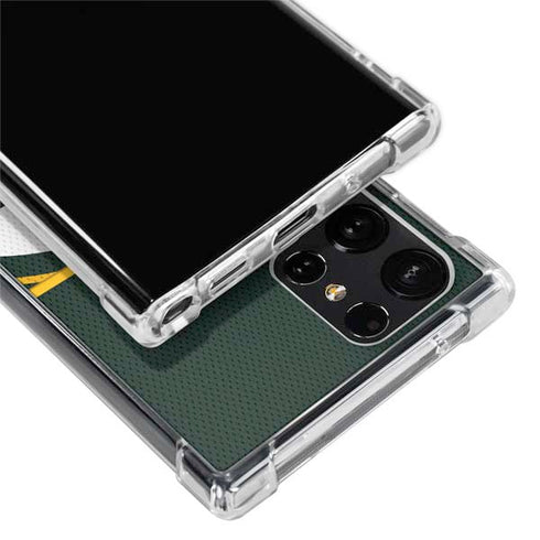 NFL Green Bay Packers Zone Block Galaxy S22 Ultra Clear Case
