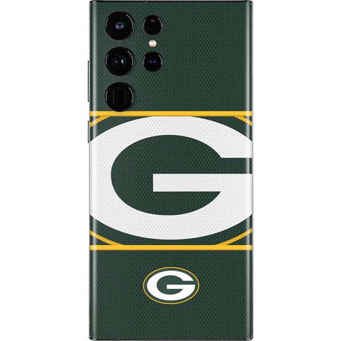 NFL Green Bay Packers Zone Block Galaxy S22 Ultra Skin