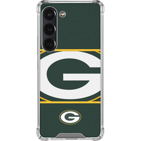 NFL Green Bay Packers Zone Block Galaxy S23 Clear Case