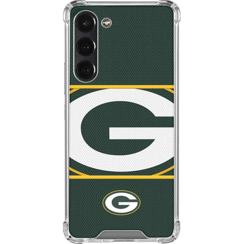 NFL Green Bay Packers Zone Block Galaxy S23 Plus Clear Case