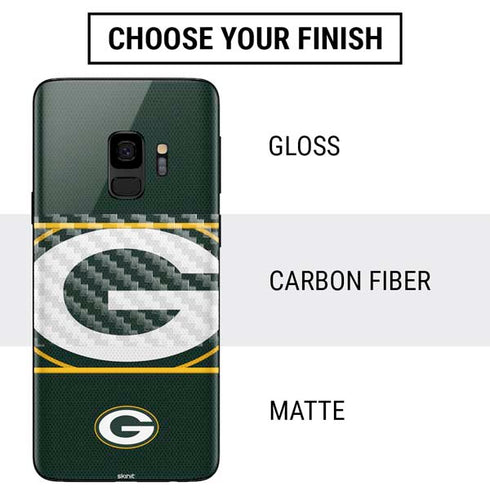 NFL Green Bay Packers Zone Block Galaxy S9 Skin