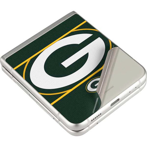 NFL Green Bay Packers Zone Block Galaxy Z Flip3 5G Skin