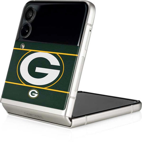 NFL Green Bay Packers Zone Block Galaxy Z Flip3 5G Skin