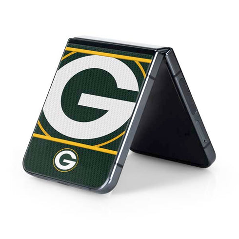 NFL Green Bay Packers Zone Block Galaxy Z Flip5 5G Skin