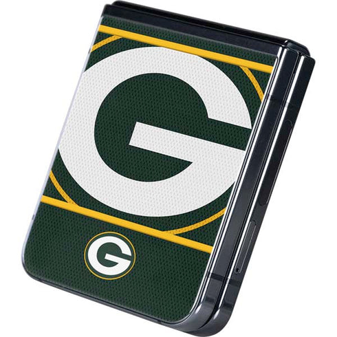 NFL Green Bay Packers Zone Block Galaxy Z Flip5 5G Skin