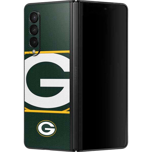 NFL Green Bay Packers Zone Block Galaxy Z Fold3 5G Skin