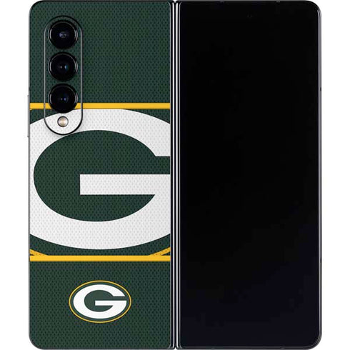 NFL Green Bay Packers Zone Block Galaxy Z Fold4 5G Skin