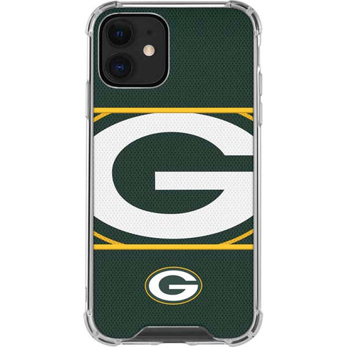 NFL Green Bay Packers Zone Block iPhone 12 Mini Clear Case