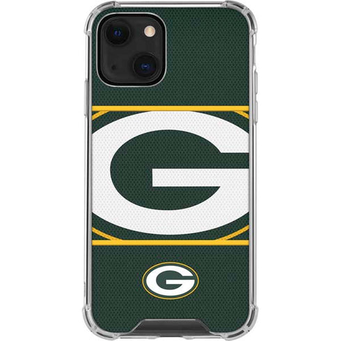 NFL Green Bay Packers Zone Block iPhone 13 Mini Clear Case