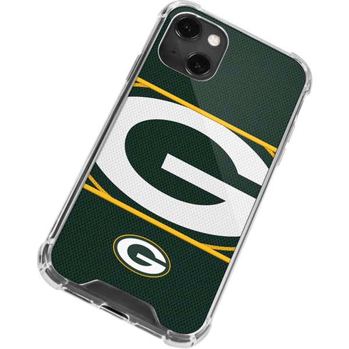 NFL Green Bay Packers Zone Block iPhone 13 Mini Clear Case