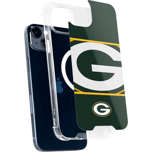 NFL Green Bay Packers Zone Block iPhone 14 Plus MagSafe Case