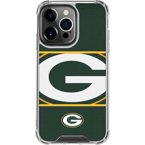 NFL Green Bay Packers Zone Block iPhone 15 Pro Clear Case