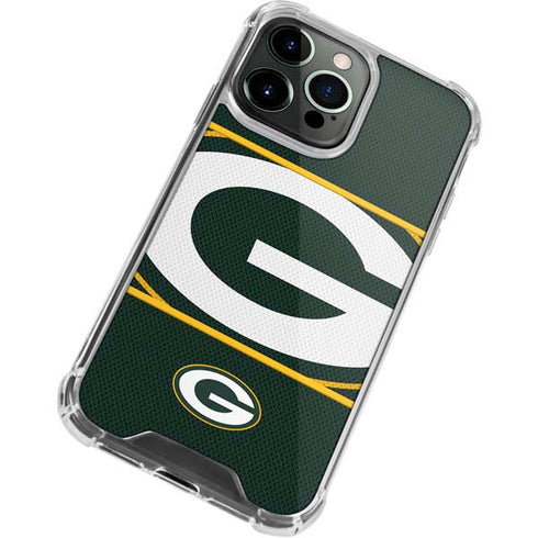 NFL Green Bay Packers Zone Block iPhone 14 Pro Clear Case