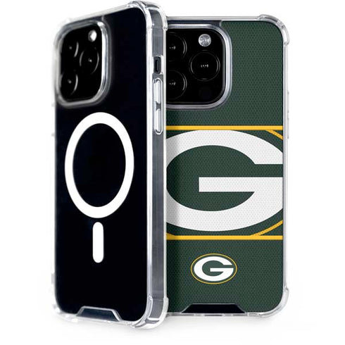 NFL Green Bay Packers Zone Block iPhone 15 Pro MagSafe Case