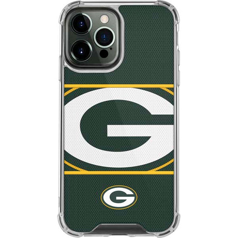 NFL Green Bay Packers Zone Block iPhone 14 Pro Max Clear Case
