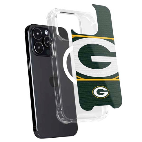 NFL Green Bay Packers Zone Block iPhone 15 Pro Max MagSafe Case