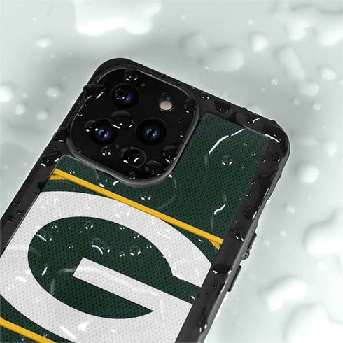 NFL Green Bay Packers Zone Block iPhone 14 Pro Max Waterproof Case