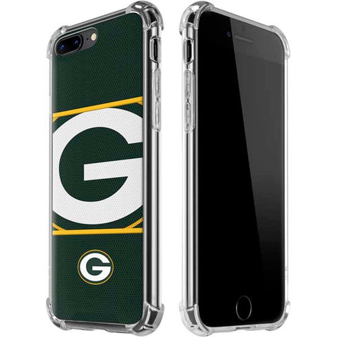 NFL Green Bay Packers Zone Block iPhone 7/8 Plus Clear Case