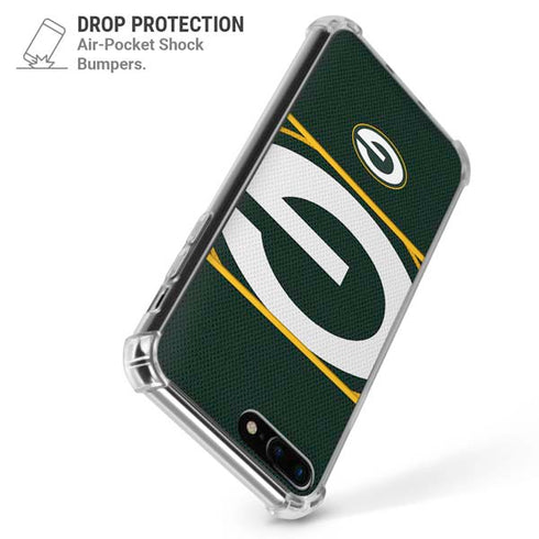 NFL Green Bay Packers Zone Block iPhone 7/8 Plus Clear Case