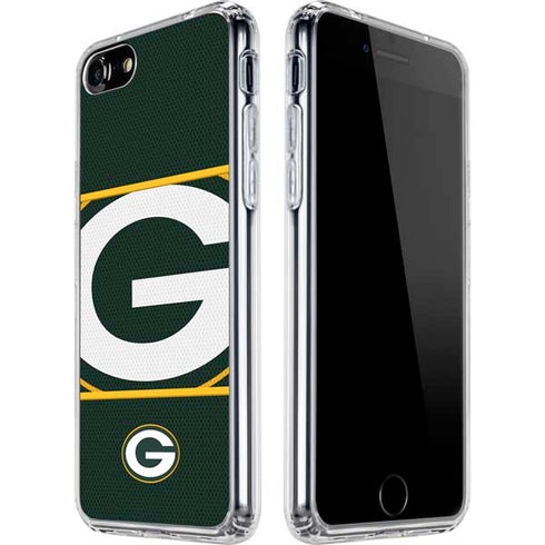 NFL Green Bay Packers Zone Block iPhone SE (2nd & 3rd Gen) Clear Case