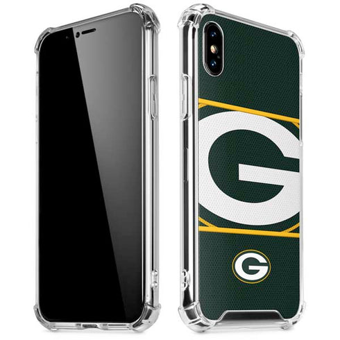 NFL Green Bay Packers Zone Block iPhone XS Max Clear Case