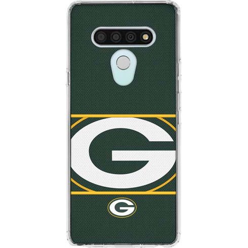 NFL Green Bay Packers Zone Block LG Stylo 6 Clear Case
