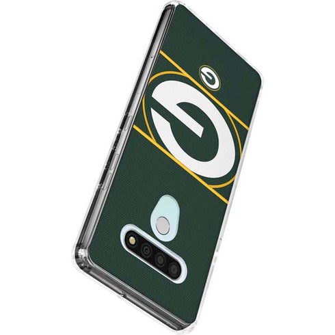 NFL Green Bay Packers Zone Block LG Stylo 6 Clear Case