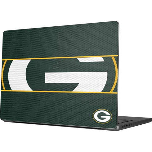 NFL Green Bay Packers Zone Block MacBook Pro 14in (2021-24) Skin