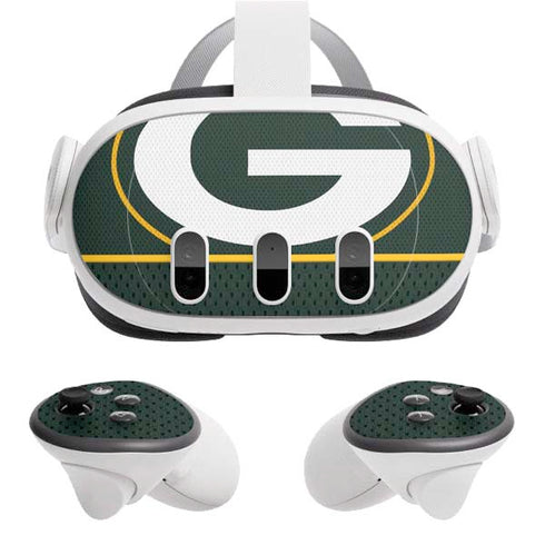 NFL Green Bay Packers Zone Block Meta Quest 3 Skin