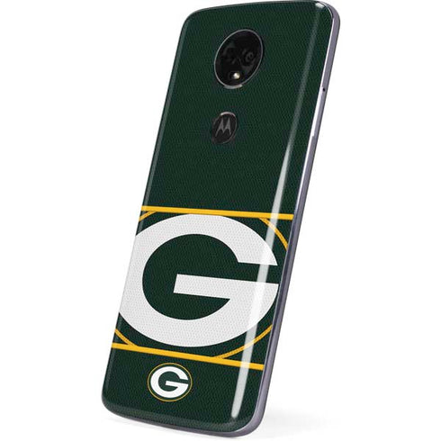 NFL Green Bay Packers Zone Block Moto E5 Plus Skin