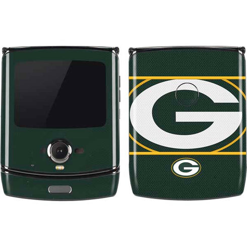NFL Green Bay Packers Zone Block Motorola RAZR Skin