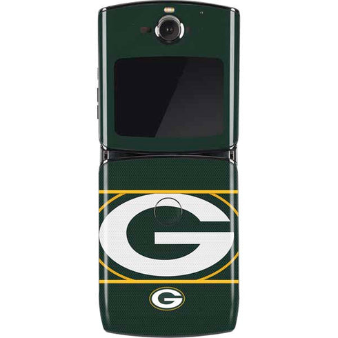 NFL Green Bay Packers Zone Block Motorola RAZR Skin