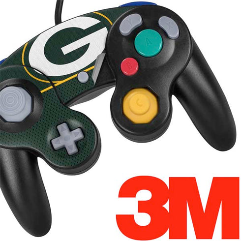NFL Green Bay Packers Zone Block Nintendo GameCube Controller Skin