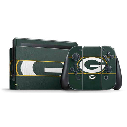 NFL Green Bay Packers Zone Block Nintendo Switch Bundle Skin