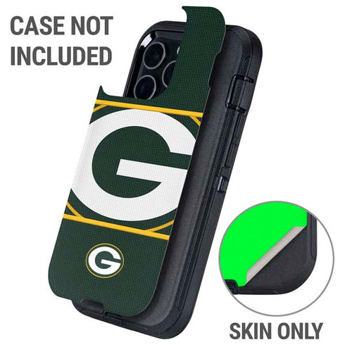 NFL Green Bay Packers Zone Block Otterbox Defender iPhone Skin