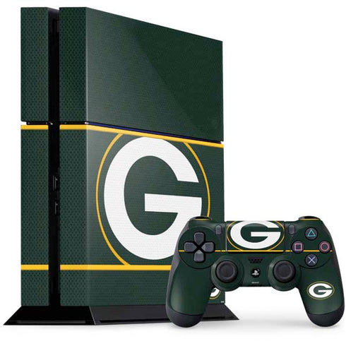 NFL Green Bay Packers Zone Block PS4 Console and Controller Bundle Skin