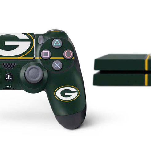 NFL Green Bay Packers Zone Block PS4 Console and Controller Bundle Skin