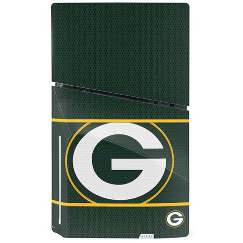NFL Green Bay Packers Zone Block PS5 Slim Disk Console Skin