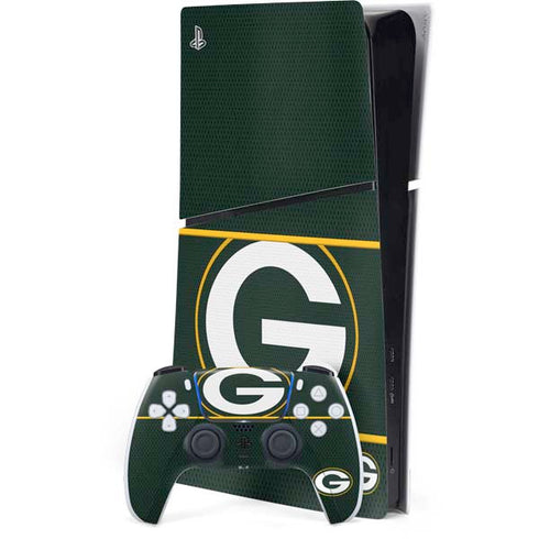 NFL Green Bay Packers Zone Block PS5 Slim Digital Edition Console Skin