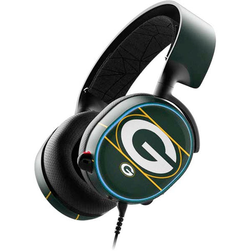 NFL Green Bay Packers Zone Block SteelSeries Arctis 3 Skin