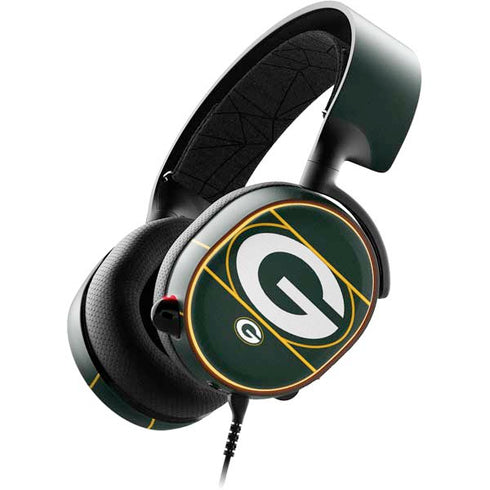 NFL Green Bay Packers Zone Block SteelSeries Arctis 5 Skin