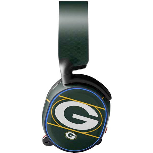NFL Green Bay Packers Zone Block SteelSeries Arctis 5 Skin