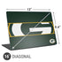 NFL Green Bay Packers Zone Block Universal Laptop 16in (13 x 9.4in) Skin