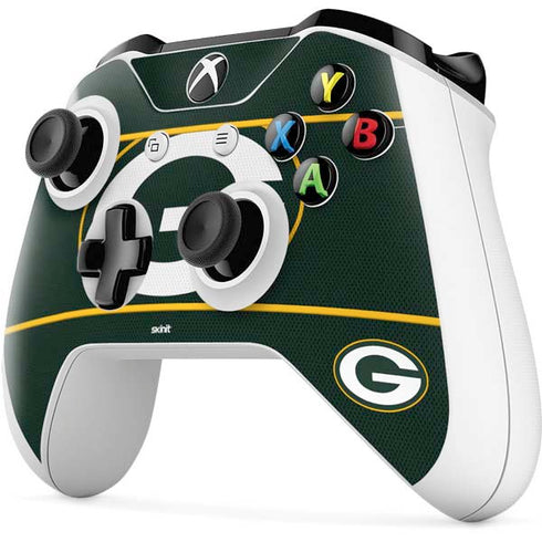 NFL Green Bay Packers Zone Block Xbox One S Controller Skin