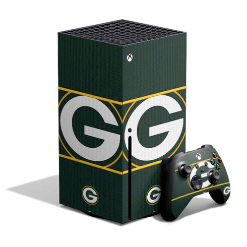 NFL Green Bay Packers Zone Block Xbox Series X Bundle Skin