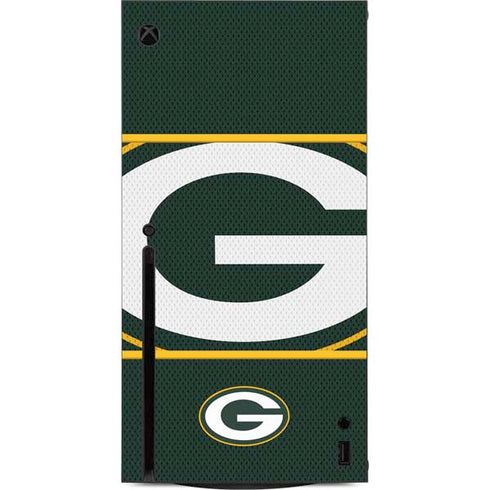 NFL Green Bay Packers Zone Block Xbox Series X Console Skin