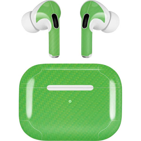 Green Carbon Fiber Specialty Material AirPods Pro 2nd Gen Skin